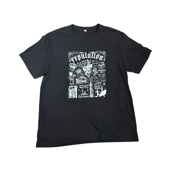 Taylor Swift Tops - Taylor Swift Reputation Album Graphic T-Shirt Black Small TS